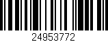 Código de barras (EAN, GTIN, SKU, ISBN): '24953772'