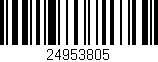 Código de barras (EAN, GTIN, SKU, ISBN): '24953805'