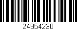 Código de barras (EAN, GTIN, SKU, ISBN): '24954230'