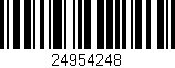 Código de barras (EAN, GTIN, SKU, ISBN): '24954248'