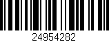 Código de barras (EAN, GTIN, SKU, ISBN): '24954282'