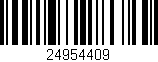 Código de barras (EAN, GTIN, SKU, ISBN): '24954409'