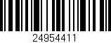 Código de barras (EAN, GTIN, SKU, ISBN): '24954411'