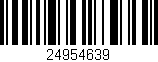 Código de barras (EAN, GTIN, SKU, ISBN): '24954639'
