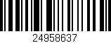 Código de barras (EAN, GTIN, SKU, ISBN): '24958637'