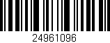 Código de barras (EAN, GTIN, SKU, ISBN): '24961096'
