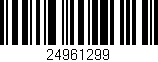 Código de barras (EAN, GTIN, SKU, ISBN): '24961299'