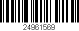 Código de barras (EAN, GTIN, SKU, ISBN): '24961569'