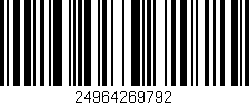 Código de barras (EAN, GTIN, SKU, ISBN): '24964269792'