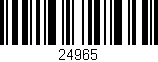 Código de barras (EAN, GTIN, SKU, ISBN): '24965'