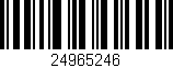 Código de barras (EAN, GTIN, SKU, ISBN): '24965246'