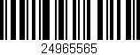 Código de barras (EAN, GTIN, SKU, ISBN): '24965565'