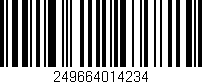 Código de barras (EAN, GTIN, SKU, ISBN): '249664014234'