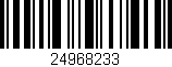 Código de barras (EAN, GTIN, SKU, ISBN): '24968233'