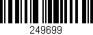 Código de barras (EAN, GTIN, SKU, ISBN): '249699'