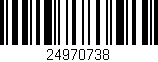 Código de barras (EAN, GTIN, SKU, ISBN): '24970738'
