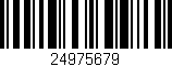 Código de barras (EAN, GTIN, SKU, ISBN): '24975679'