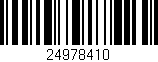 Código de barras (EAN, GTIN, SKU, ISBN): '24978410'