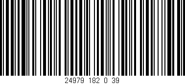 Código de barras (EAN, GTIN, SKU, ISBN): '24979_182_0_39'
