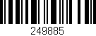 Código de barras (EAN, GTIN, SKU, ISBN): '249885'
