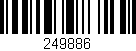 Código de barras (EAN, GTIN, SKU, ISBN): '249886'