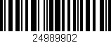 Código de barras (EAN, GTIN, SKU, ISBN): '24989902'