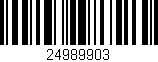 Código de barras (EAN, GTIN, SKU, ISBN): '24989903'