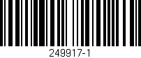 Código de barras (EAN, GTIN, SKU, ISBN): '249917-1'