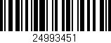 Código de barras (EAN, GTIN, SKU, ISBN): '24993451'