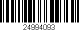Código de barras (EAN, GTIN, SKU, ISBN): '24994093'