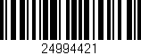 Código de barras (EAN, GTIN, SKU, ISBN): '24994421'