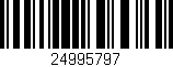 Código de barras (EAN, GTIN, SKU, ISBN): '24995797'