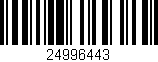 Código de barras (EAN, GTIN, SKU, ISBN): '24996443'