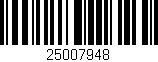 Código de barras (EAN, GTIN, SKU, ISBN): '25007948'