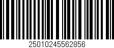 Código de barras (EAN, GTIN, SKU, ISBN): '25010245562856'
