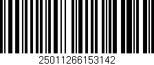 Código de barras (EAN, GTIN, SKU, ISBN): '25011266153142'