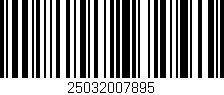 Código de barras (EAN, GTIN, SKU, ISBN): '25032007895'