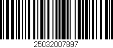 Código de barras (EAN, GTIN, SKU, ISBN): '25032007897'