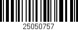 Código de barras (EAN, GTIN, SKU, ISBN): '25050757'