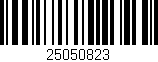 Código de barras (EAN, GTIN, SKU, ISBN): '25050823'