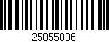 Código de barras (EAN, GTIN, SKU, ISBN): '25055006'