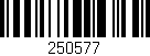 Código de barras (EAN, GTIN, SKU, ISBN): '250577'