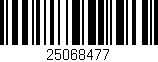 Código de barras (EAN, GTIN, SKU, ISBN): '25068477'