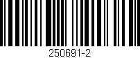 Código de barras (EAN, GTIN, SKU, ISBN): '250691-2'
