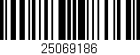 Código de barras (EAN, GTIN, SKU, ISBN): '25069186'