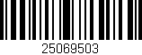 Código de barras (EAN, GTIN, SKU, ISBN): '25069503'