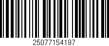Código de barras (EAN, GTIN, SKU, ISBN): '25077154197'