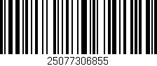 Código de barras (EAN, GTIN, SKU, ISBN): '25077306855'