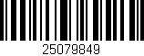 Código de barras (EAN, GTIN, SKU, ISBN): '25079849'