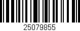 Código de barras (EAN, GTIN, SKU, ISBN): '25079855'